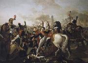 Napoleon Ier, blesse au pied devant Ratisbonne, est soigne par le chirurgien Yvan, 23 avril 1809 Pierre Gautherot